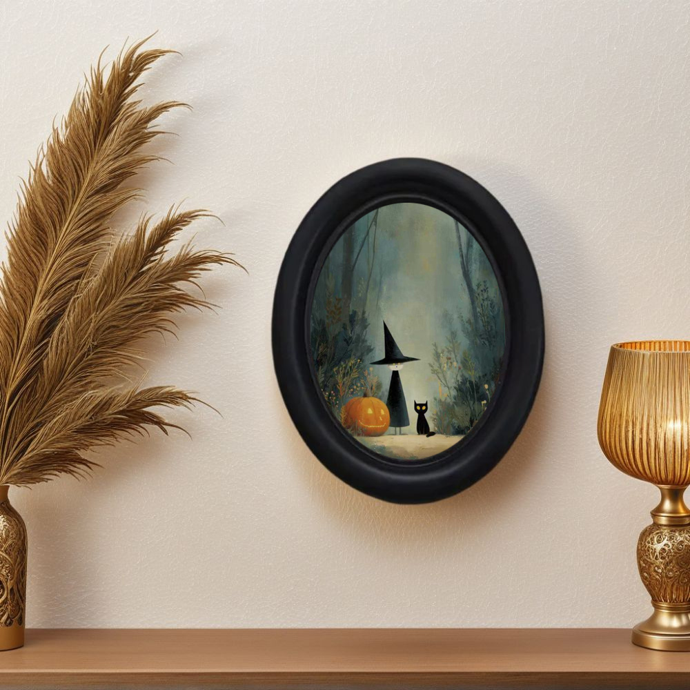 Office Furniture Used - A 3D Vintage Halloween Witch and