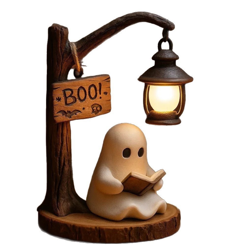 Office Furniture Used - Ghost Reading Lantern 4.3x3.14x6.3 Inches Resin