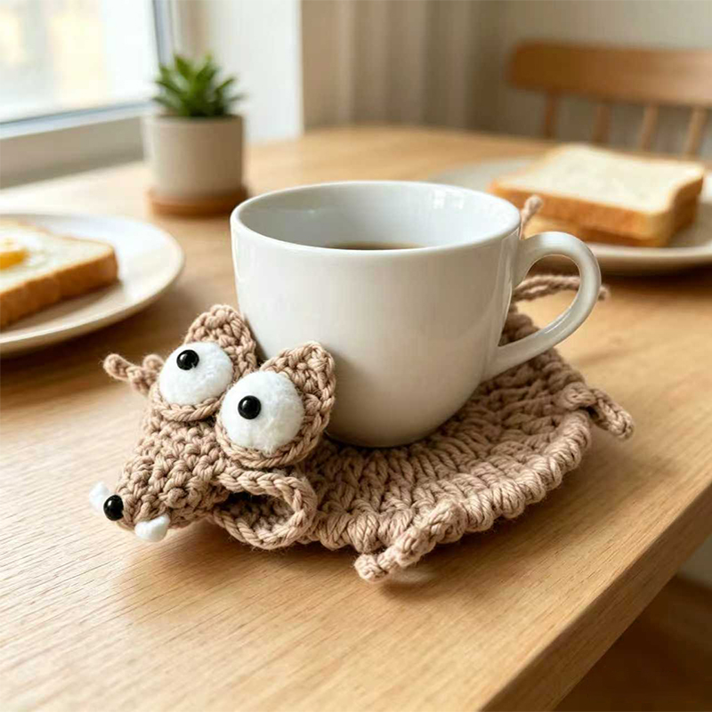Cute Crochet Animal Coaster Ha - đánh giá và giá Office Furniture Used