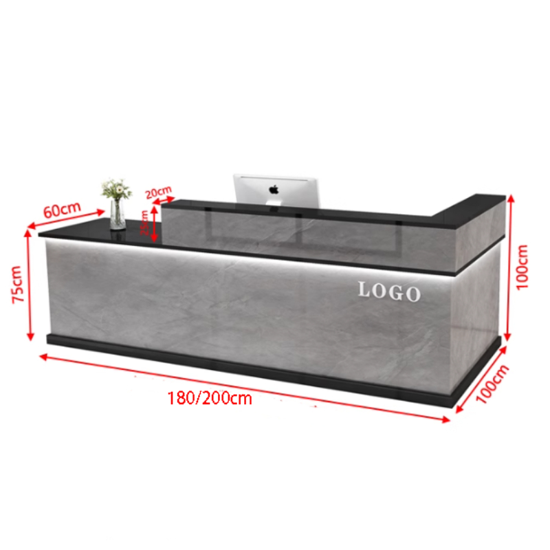 Storage Luxury Reception Desk  - đánh giá và giá Office Furniture Usa