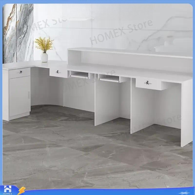 Luxury Reception Desk Custom O - đánh giá và giá Office Furniture Usa
