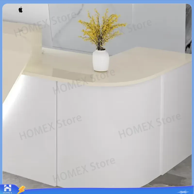Luxury Reception Desk Custom O - đánh giá và giá Office Furniture Usa