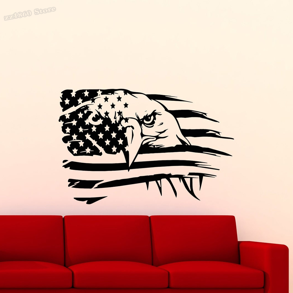 Lá Cờ Mỹ Decal Dán Tường Đại B - đánh giá và giá Office Furniture Usa