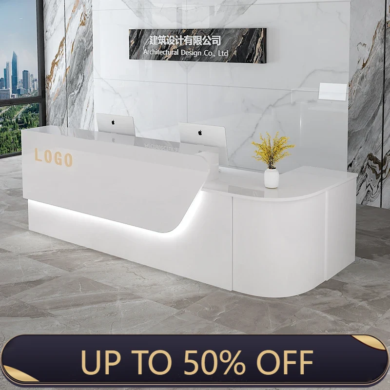 Storage Luxury Reception Desk  - đánh giá và giá Office Furniture Usa