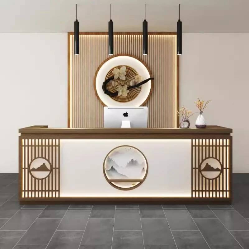Simple Classic Reception Desk  - đánh giá và giá Office Furniture Usa