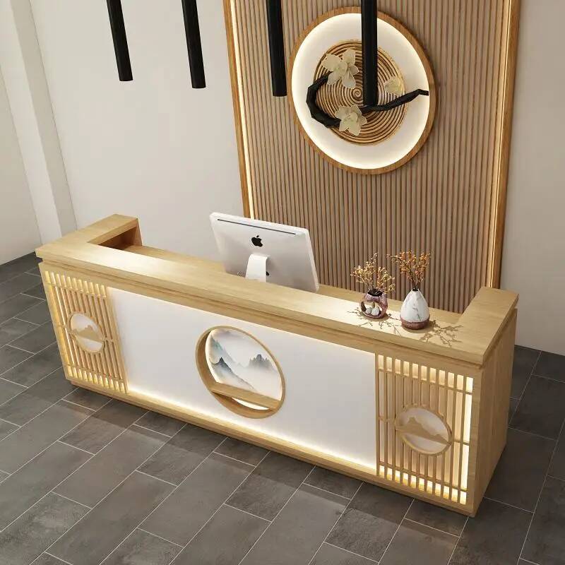 Simple Classic Reception Desk  - đánh giá và giá Office Furniture Usa