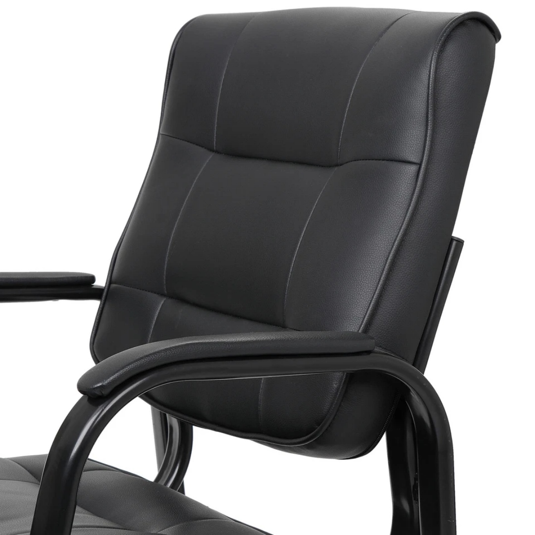 Office Guest Chair Bonded Leat - đánh giá và giá Office Furniture Usa