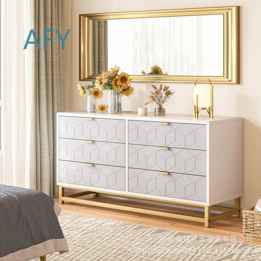 New Custom Wooden Six Drawer D - đánh giá và giá Office Furniture Ikea