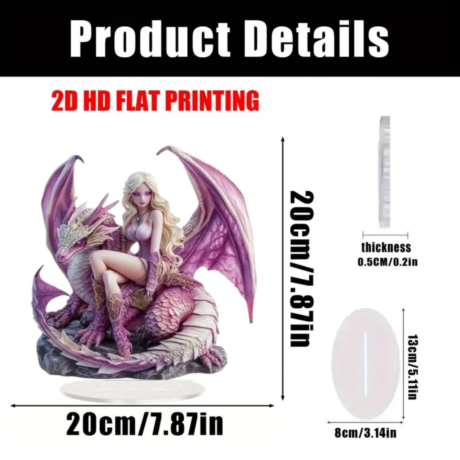 Fairy Statue,2D Flat Acrylic P - đánh giá và giá Office Furniture Used