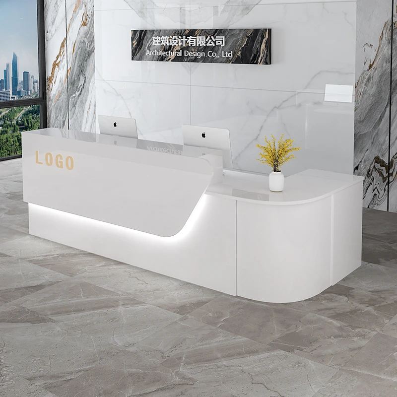 Storage Luxury Reception Desk  - đánh giá và giá Office Furniture Usa