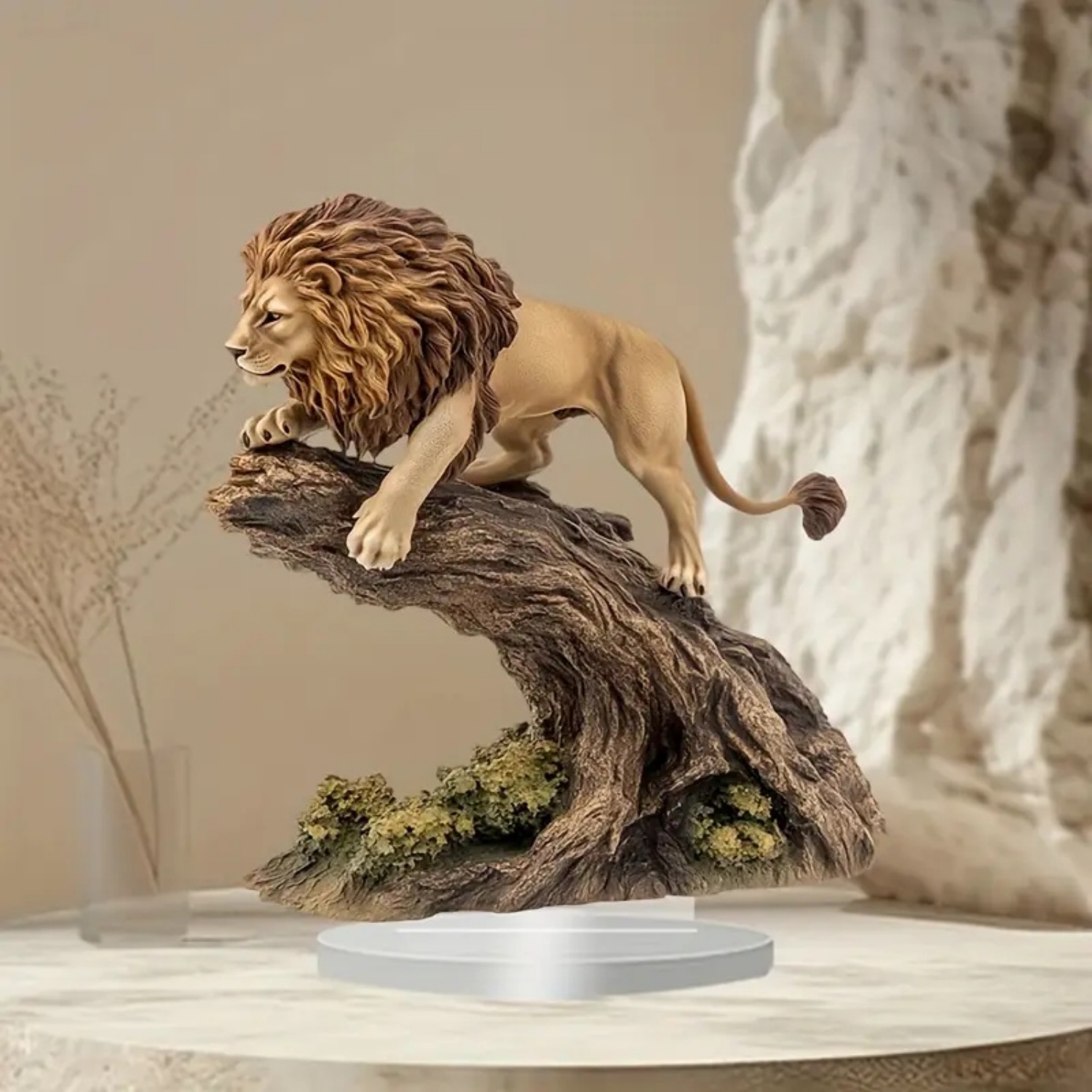 Male Lion Statue,2D Flat Anima - đánh giá và giá Office Furniture Used