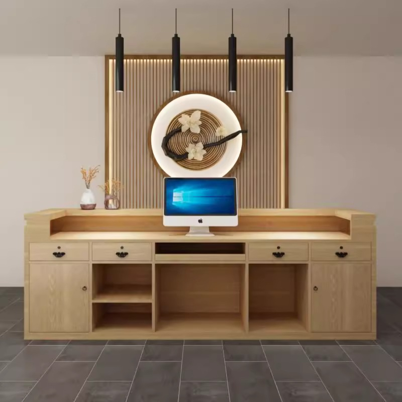 Simple Classic Reception Desk  - đánh giá và giá Office Furniture Usa