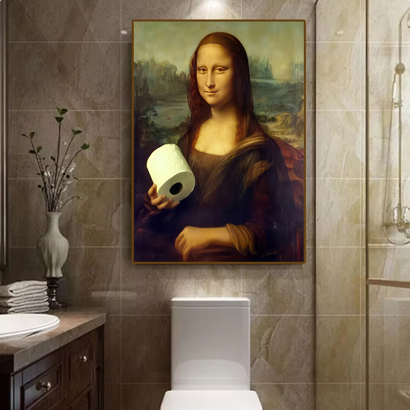 1pc Funny Abstract Bathroom To - đánh giá và giá Office Furniture Used