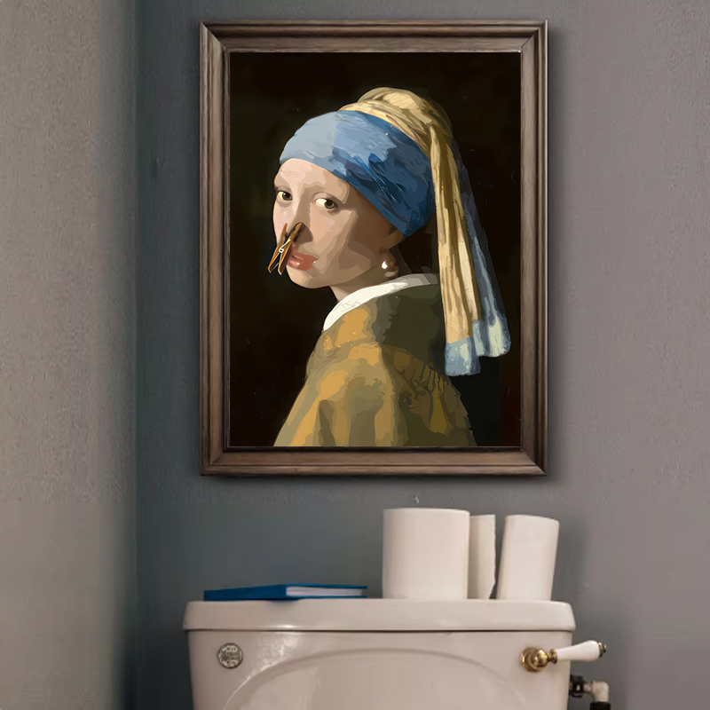 1pc Funny Abstract Bathroom To - đánh giá và giá Office Furniture Used