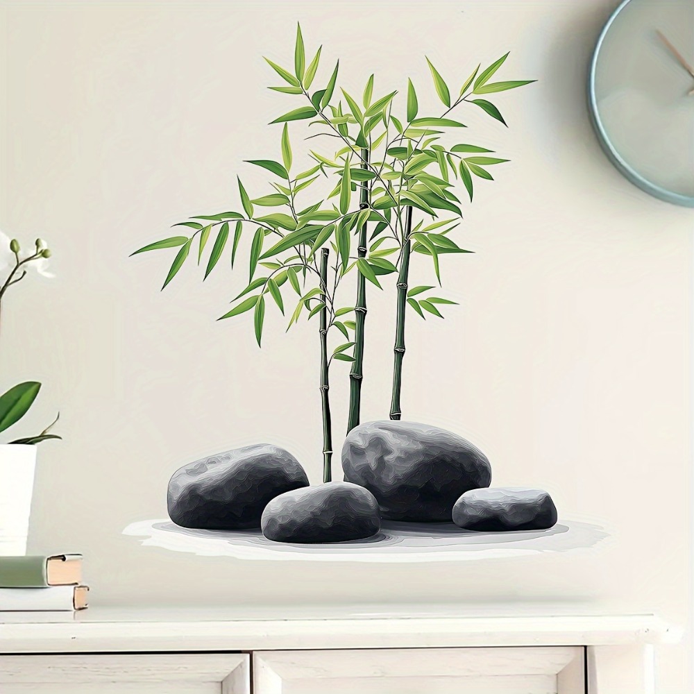 Green Bamboo Leaf Plants Wall  - đánh giá và giá Office Furniture Usa