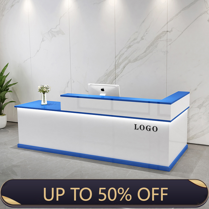 Storage Luxury Reception Desk  - đánh giá và giá Office Furniture Usa