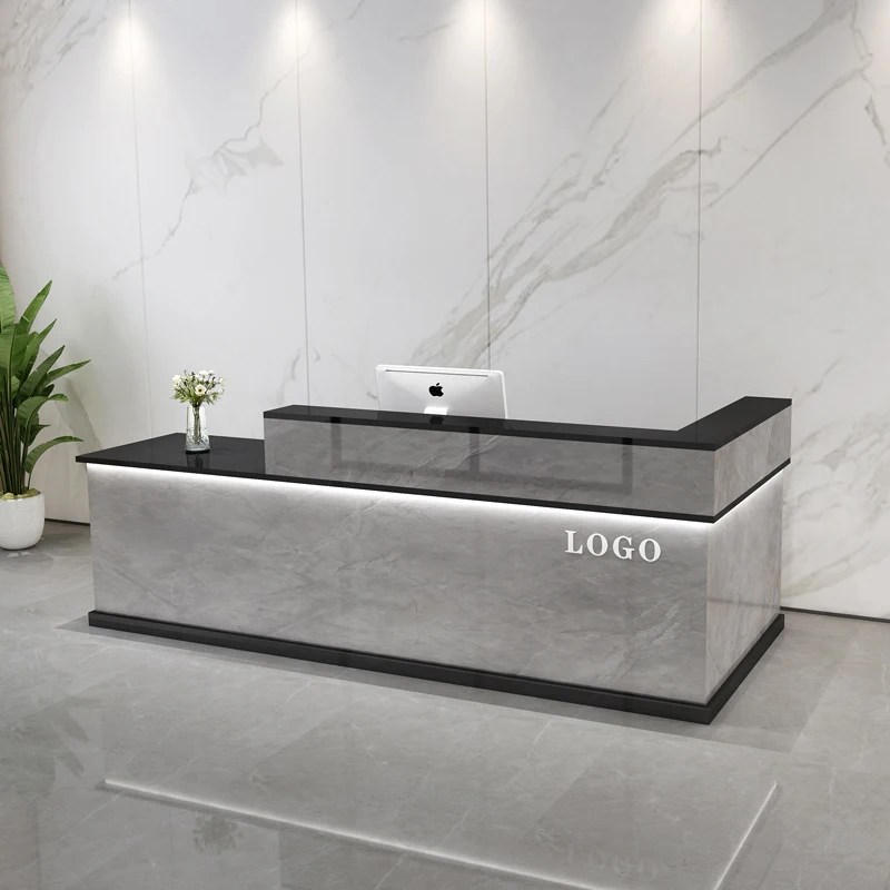Storage Luxury Reception Desk  - đánh giá và giá Office Furniture Usa