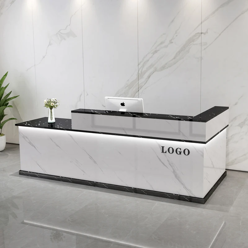 Storage Luxury Reception Desk  - đánh giá và giá Office Furniture Usa
