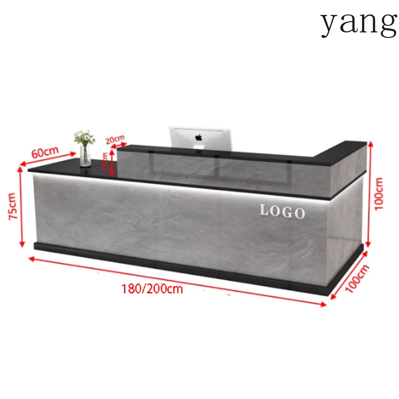 Storage Luxury Reception Desk  - đánh giá và giá Office Furniture Usa